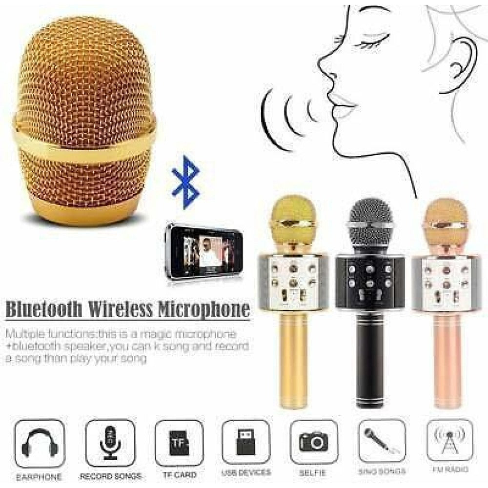 Bluetooth Mic - Wireless Handheld (Assorted colour and Print)