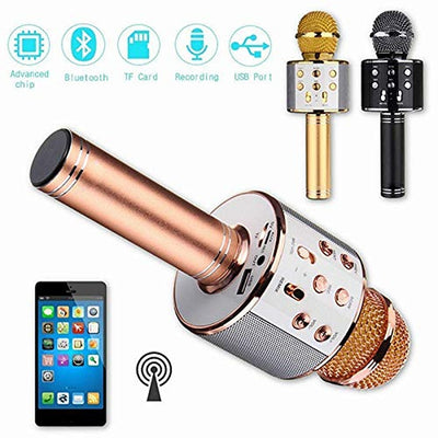 Bluetooth Mic - Wireless Handheld (Assorted colour and Print)