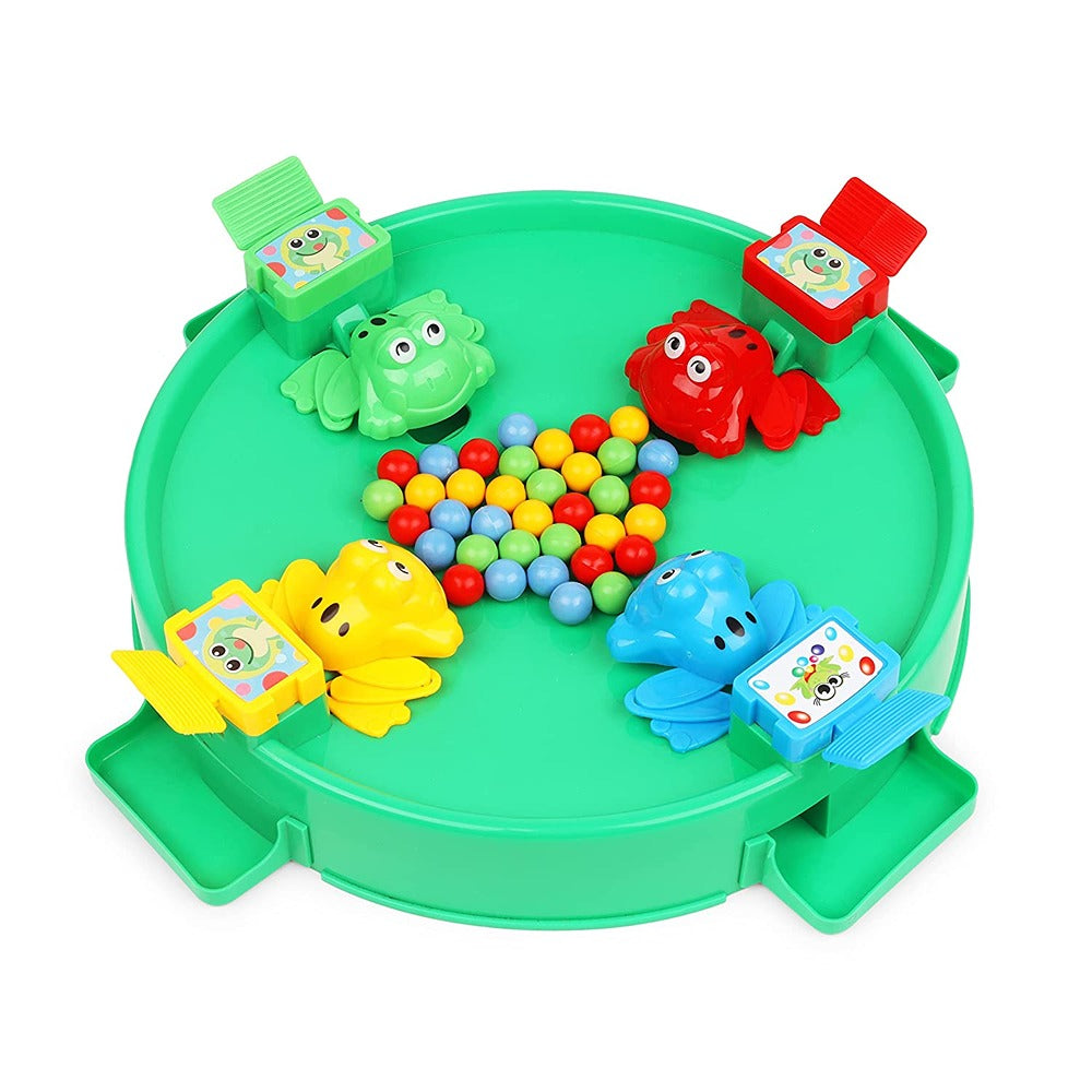 Frog Eat Beans Game-4 Players-61038 (Assorted colour and Print)