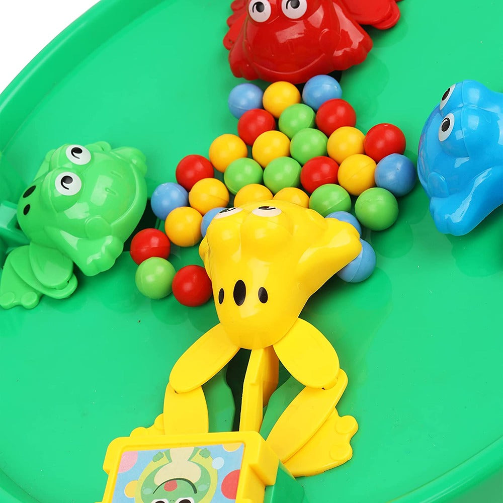 Frog Eat Beans Game-4 Players-61038 (Assorted colour and Print)