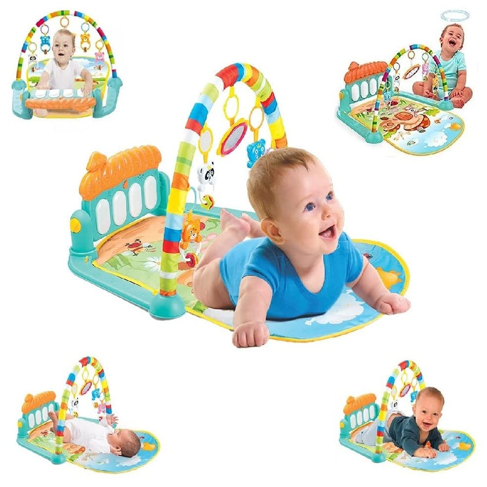 3 in 1 Baby Gym Musical Play Mat (Multicolor)