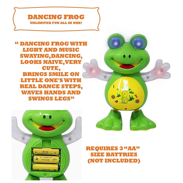 Dancing Frog with Light & Music