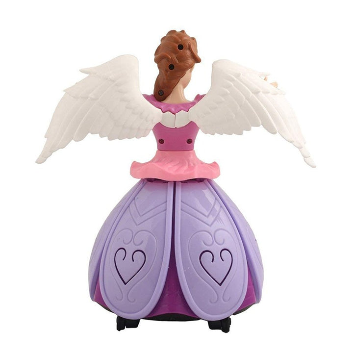 Angel Girl Musical Toy - 360 Degree Rotating with Flashing Lights