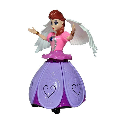 Angel Girl Musical Toy - 360 Degree Rotating with Flashing Lights