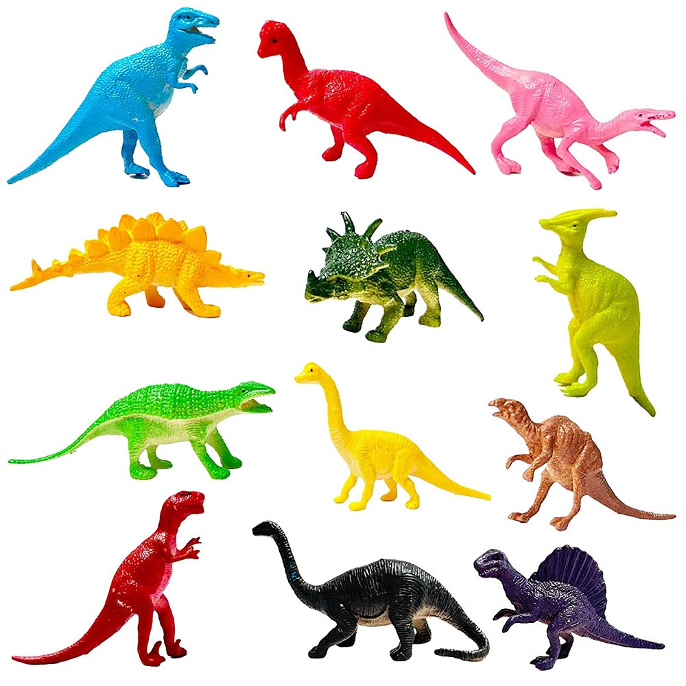 Realistic Mini Animal Figure Playset - (12 Pcs)