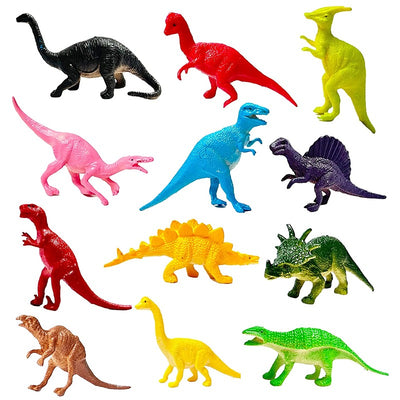 Realistic Mini Animal Figure Playset - (12 Pcs)