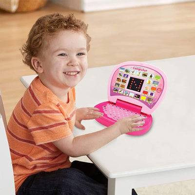 Kids Computer Toy with Sound and Music - BIS Approved (Pink)