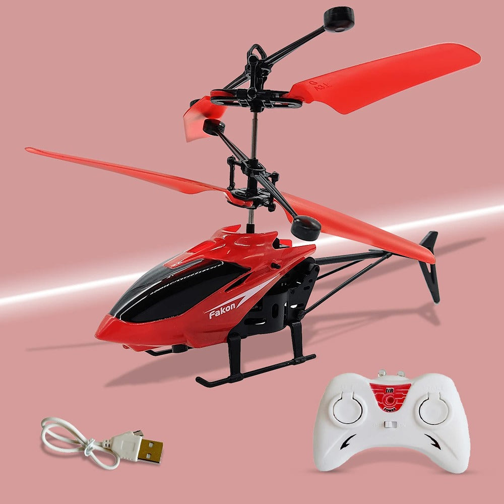 2 in 1 Flying Helicopter with Remote