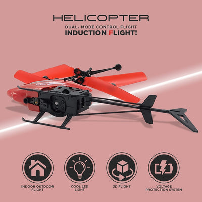 2 in 1 Flying Helicopter with Remote