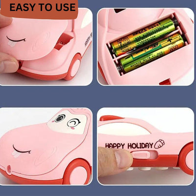 Car Shape Phone with Music & Lights