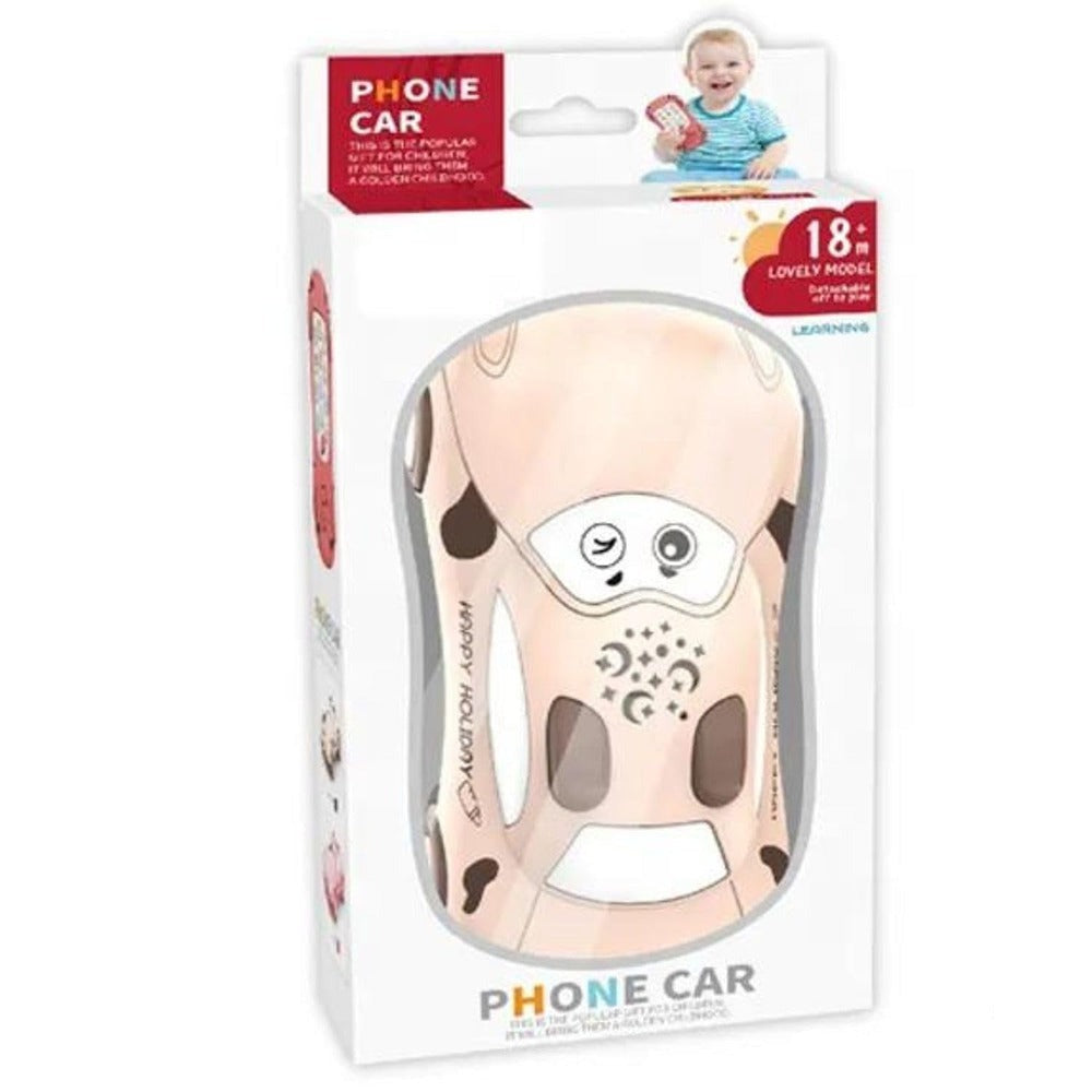 Car Shape Phone with Music & Lights