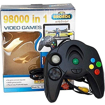 98000 in 1 Console Video Game - 8 Bit Plug and Play TV Supported