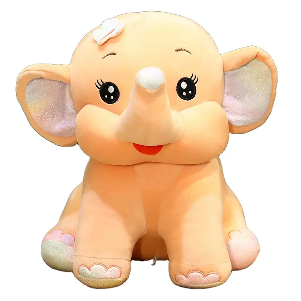 Butterfly Elephant Super Soft Toy (Peach)