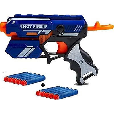 Storm Hot Fire Bullet Gun Toy with 10 Safe Soft Foam Bullets