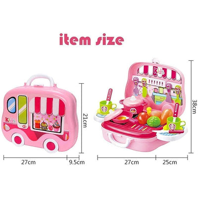 Plastic Portable Cooking Kitchen Play Set