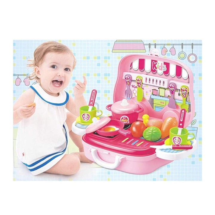 Plastic Portable Cooking Kitchen Play Set