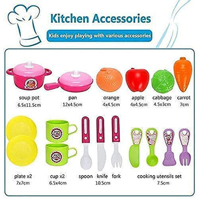 Plastic Portable Cooking Kitchen Play Set