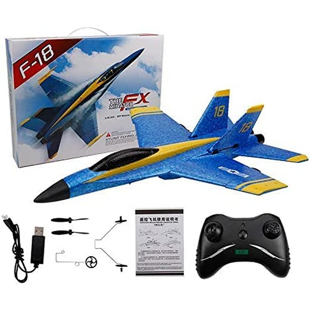 EPP Foam Jet Fighter Stunt RC Airplane with LED Light (Random Colour)