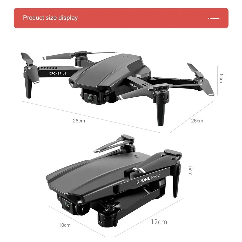 Foldable Remote Control Drone with Camera (Assorted Color) - COD Not Available