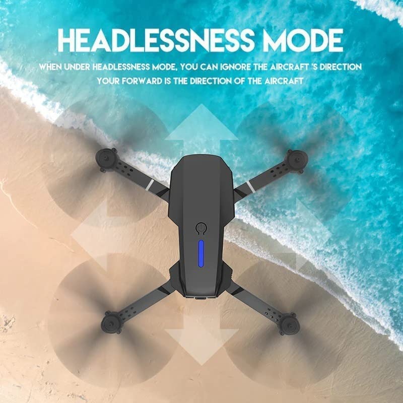 Foldable Remote Control Drone with Camera HD Wide Angle Lens with 1800Mah Battery (Assorted Color)