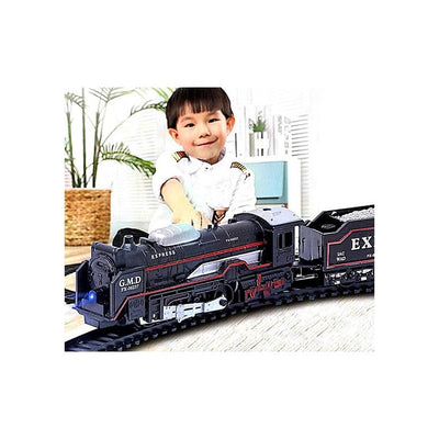 Black Train and Train Set (13 Pieces)