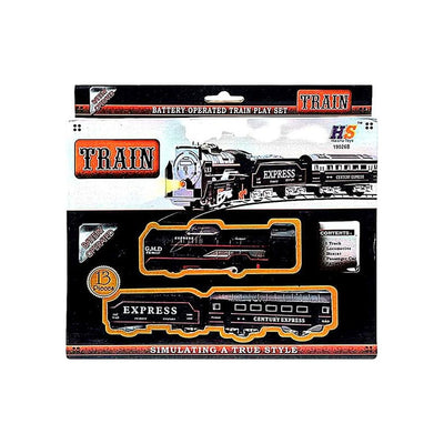 Black Train and Train Set (13 Pieces)