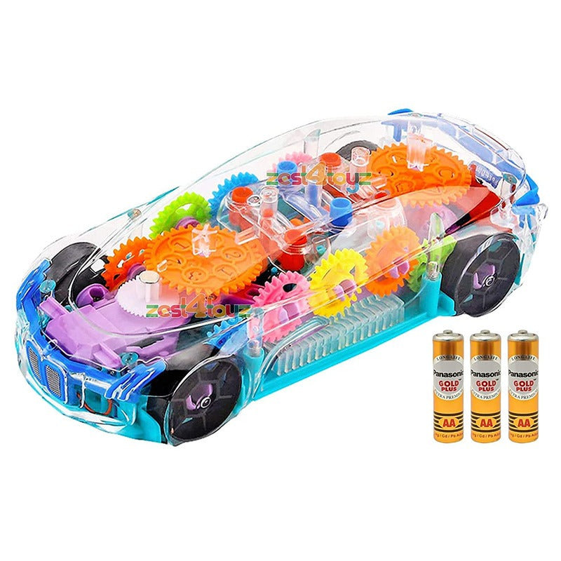 Racing Car with Music & 3D Flashing Lights (Pack of 1)