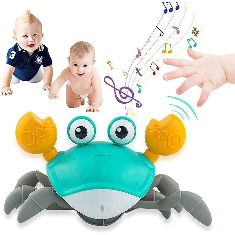 Crawling Crab Musical Toy with LED Lights & Rechargeable Battery