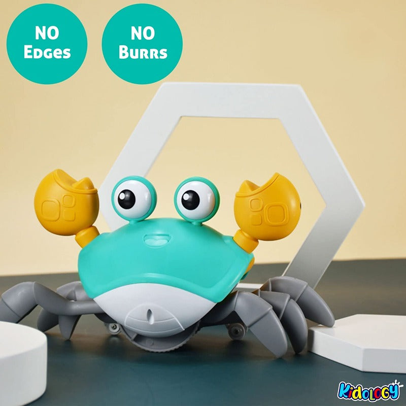 Crawling Crab Musical Toy with LED Lights & Rechargeable Battery