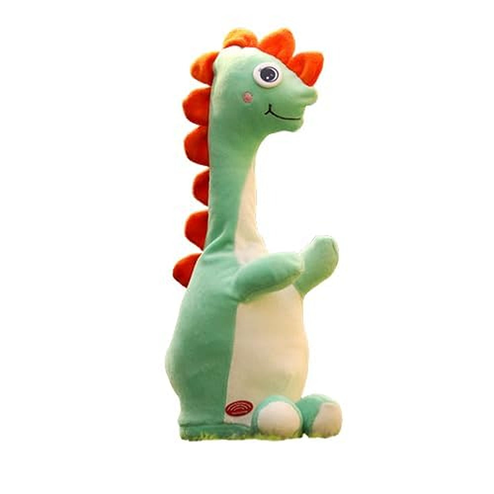 Dancing Dinosaur Plush Toy Wriggle & Singing Recording Repeat (Random Color Dispatch)