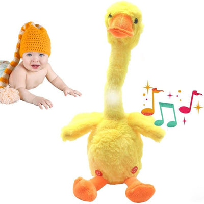 Dancing Duck Plush Toy with Recording Repeat Feature