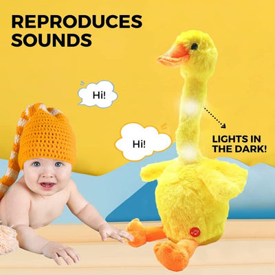 Dancing Duck Plush Toy with Recording Repeat Feature