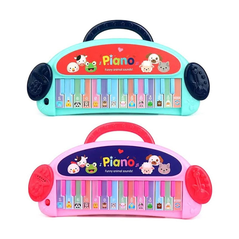 Multi-Functional 24-Key Animal Sound Piano (Color May Vary)