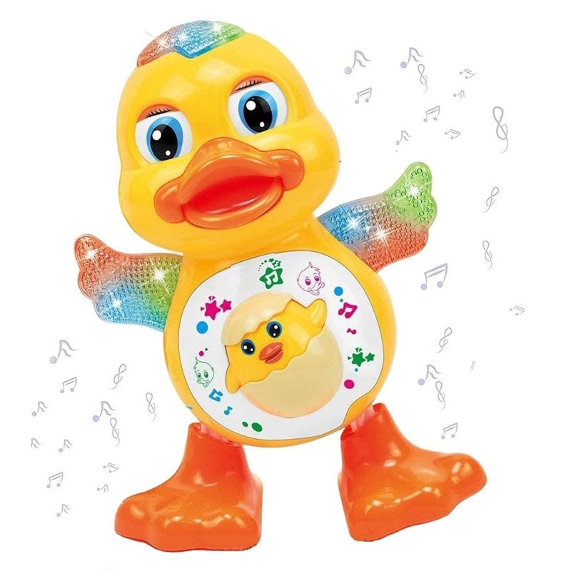 Interactive Dancing Duck Toy with Music, Lights and Real Dancing Action