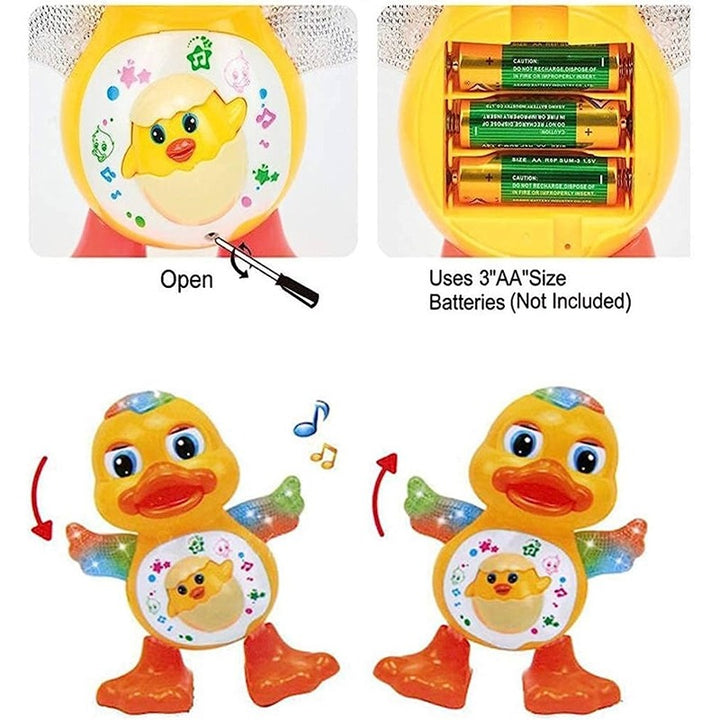 Interactive Dancing Duck Toy with Music, Lights and Real Dancing Action