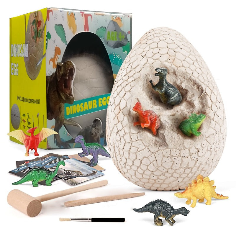 Dinosaur Excavation Kit: Hands-On Learning Adventures | 6 Surprise Dinosaurs from One Giant Egg