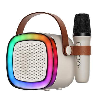 Portable Kids Karaoke Machine - Bluetooth Speaker with 1 Wireless Microphone for Kids