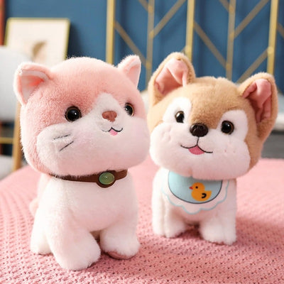 Super-Soft Brown Dog Plush Toy