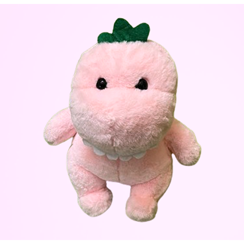 Super-Soft Pink Dinosaur Animal Soft Toy - 30cm