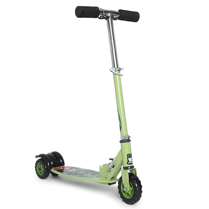 Adjustable Height 3-Wheel Scooter for Kids (Green)