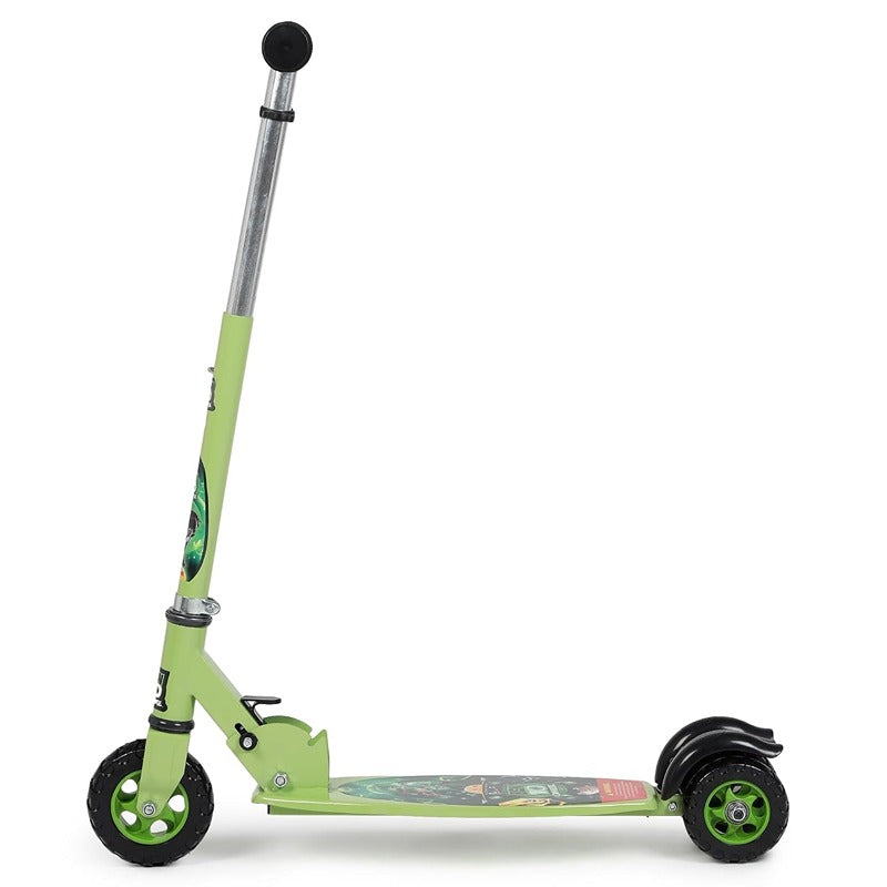 Adjustable Height 3-Wheel Scooter for Kids (Green)