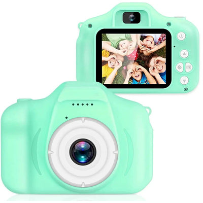 Explorer Camera: HD 1080P Video Recorder | Portable Design | 2.0" Screen | Inbuilt Games | Green