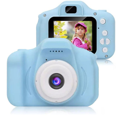 Vid Explorer Camera: 1080P HD Video Recorder | Portable Design | 2.0" Screen | Inbuilt Games | Blue