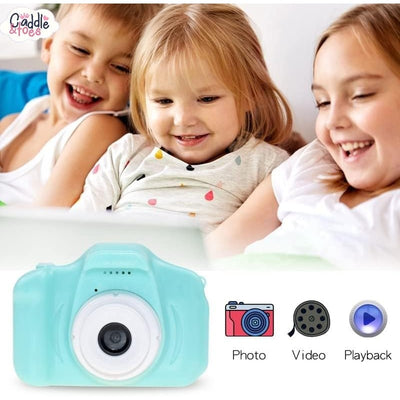 Vid Explorer Camera: 1080P HD Video Recorder | Portable Design | 2.0" Screen | Inbuilt Games | Blue