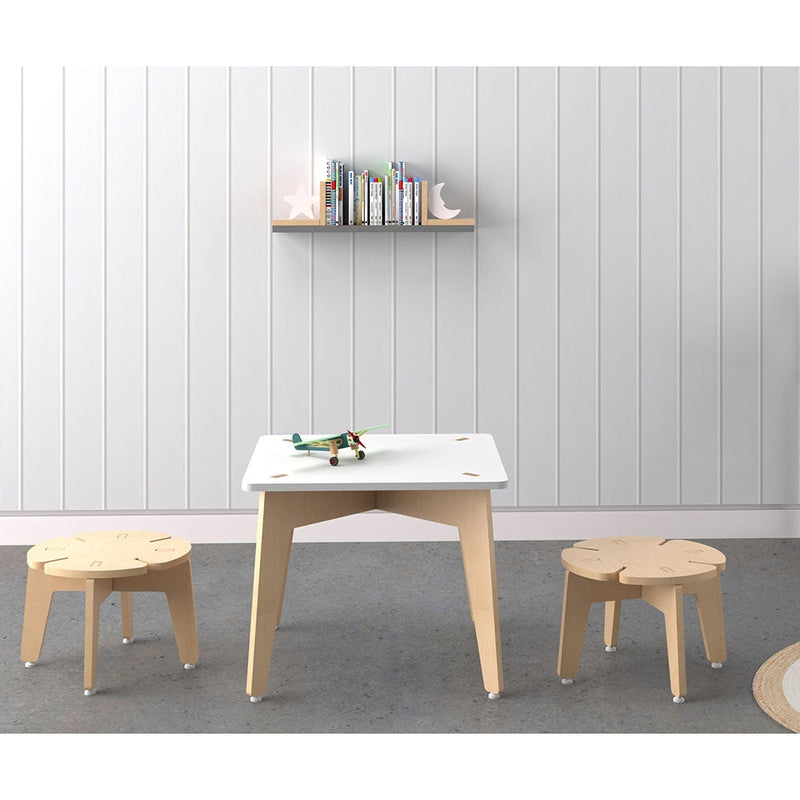 Table & Stool Package (White) COD not available