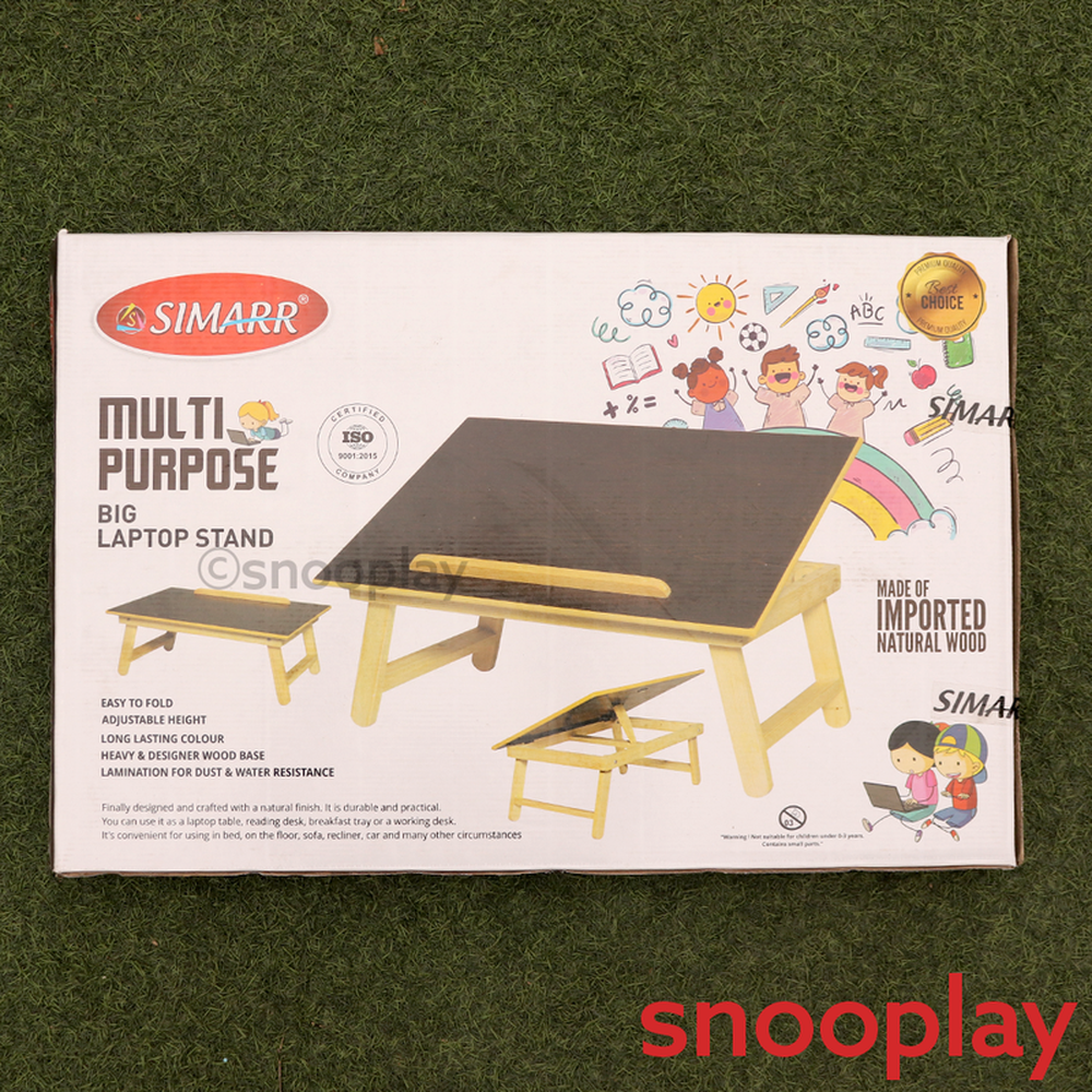 Simarr Multipurpose Big Laptop Table with Adjustable Height