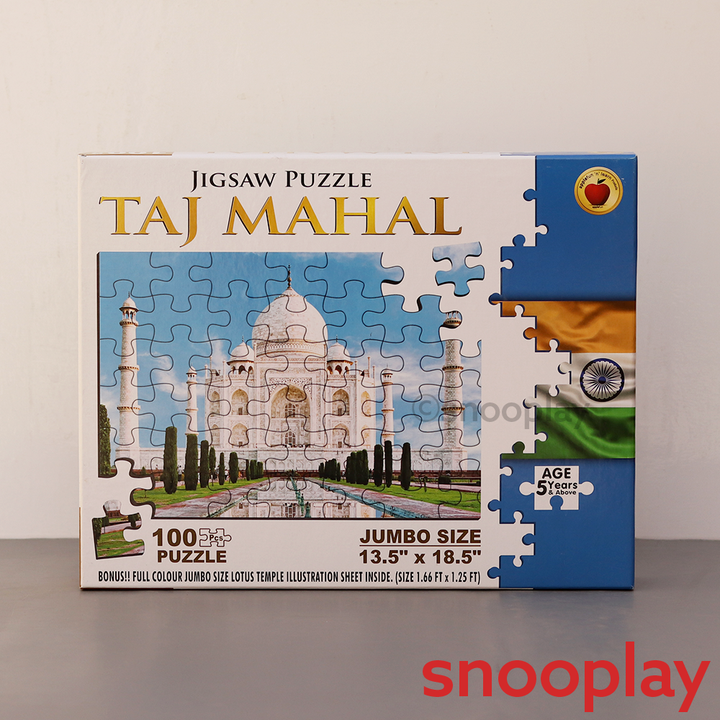 Applefun 'n' Learn Taj Mahal Jigsaw Puzzle - 100 Pieces (5-8 Years)