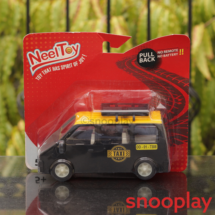 Taxi Pull Back Toy Car