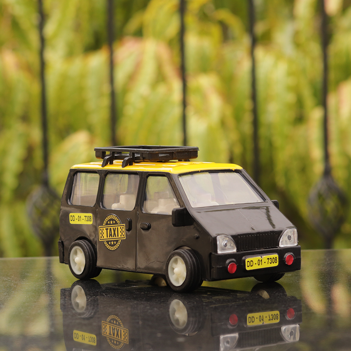 Taxi Pull Back Toy Car