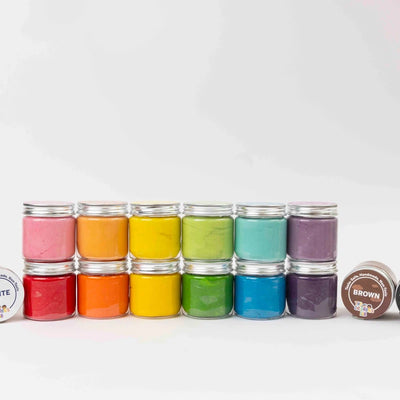 All Colour Playdough | 15 Shades of Rainbow, Pastel and Neutral Clay Dough for Kids